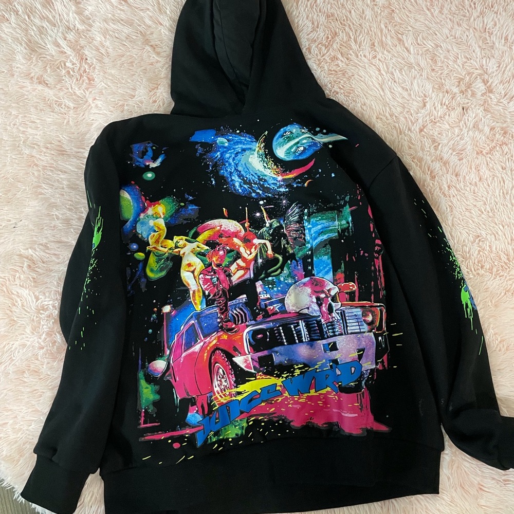 V lone x juice wrld hoodie xl authentic